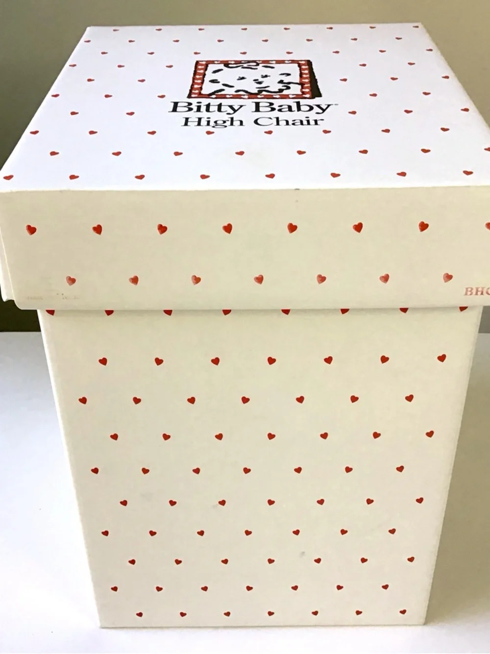 Vintage EMPTY BOX Bitty Baby High Chair BHC Pleasant Company American Girl Heart